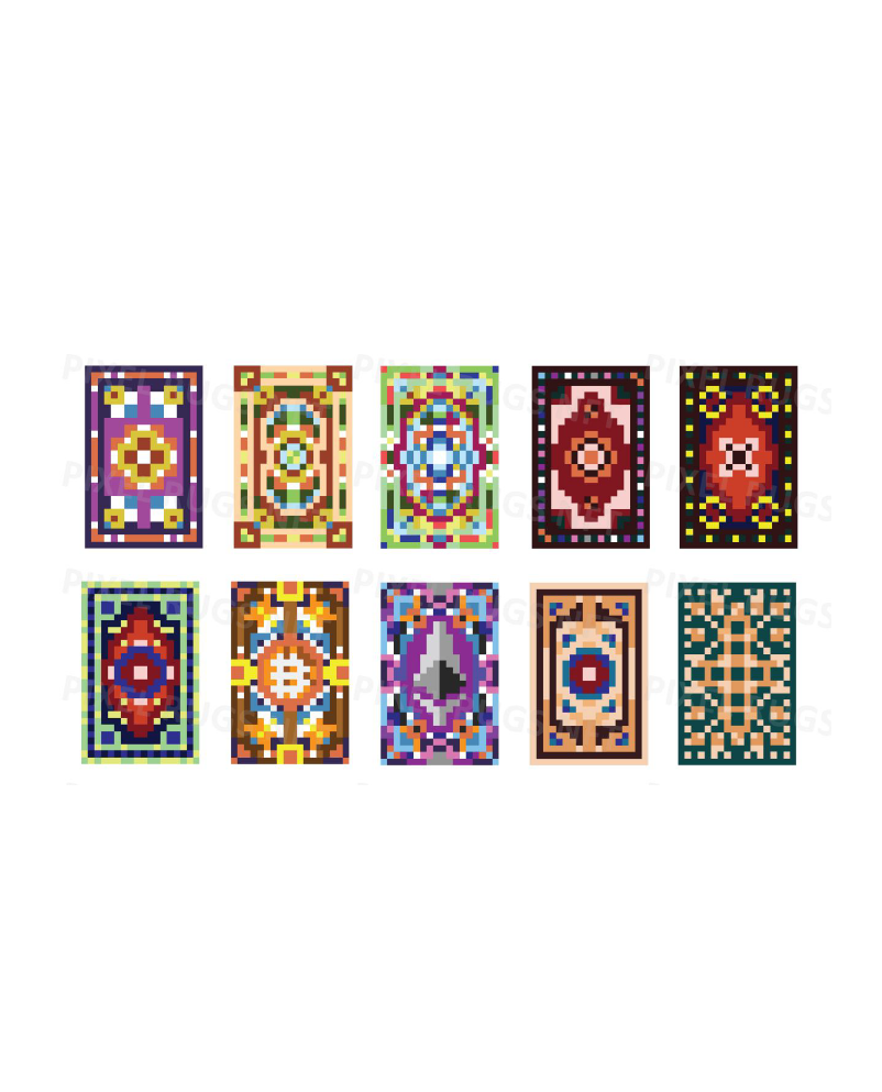 Pixel rug NFT collection